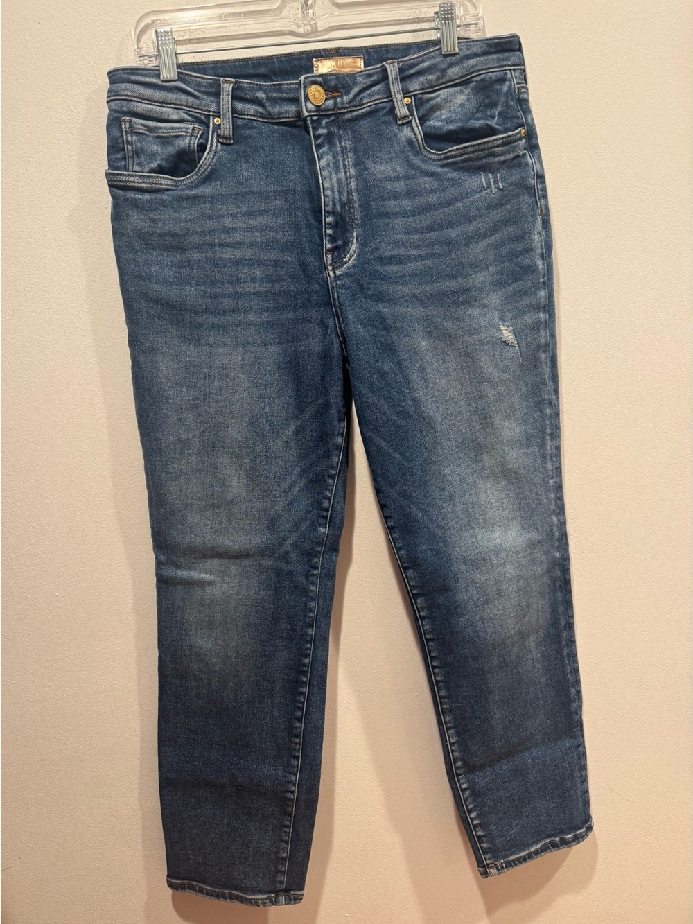 KUT from the Kloth Catherine High Rise Ankle Straight Jeans